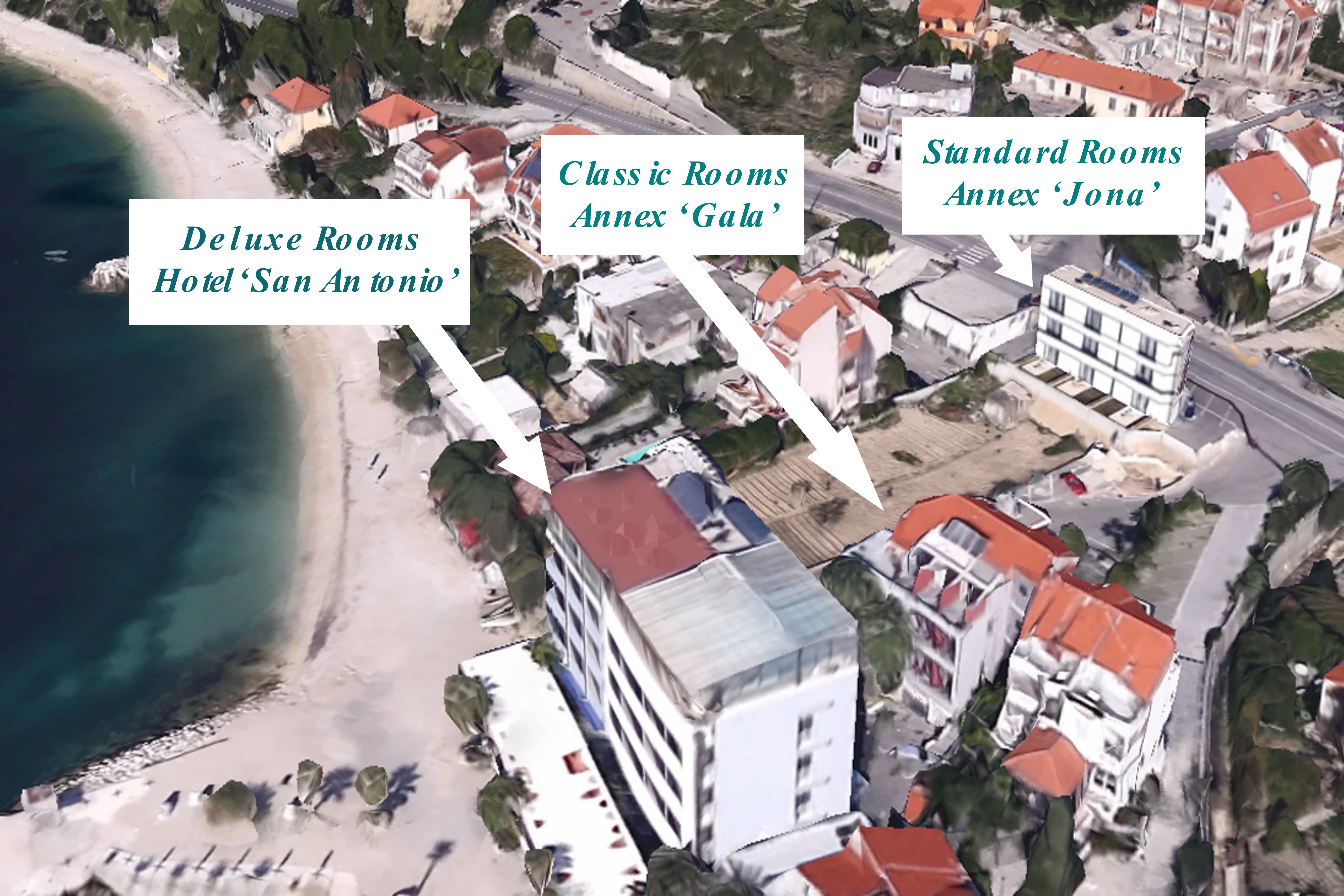 Hotel San Antonio Podstrana Exterior foto